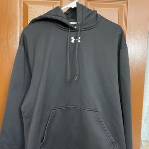 Under armour  black man’s hoodie size L